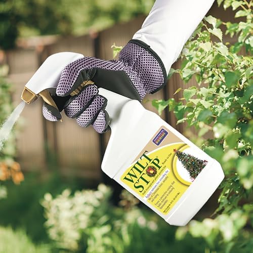 Bonide Wilt Stop, 16 oz Ready-to-Use Christmas Tree and Wreath Spray, Reduces Moisture Loss & Extends Life of Plants