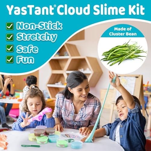 Slime Kit for Girls and Boys, Safe and Fluffy Slime for Kids, Stress Relief Kids Slime Kits for Toddlers, Stretchy Butter Slime Pack of 24