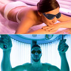 Tanning Goggles for Eye Protection, Red Light Therapy Glasses, IPL Laser Safety Glasses 200nm-2000nm for Laser Hair Removal and Red Light Therapy