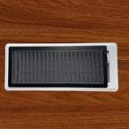Floor Register Vent Cover- 4"x12" Magnetic Air Vent Screen Mesh Cover, Perfect for Wall/Ceiling/Floor Air Vent Filters (4-Packs)