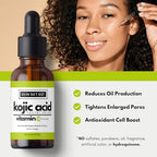 Extra Strength Kojic Acid Serum 7.5% Vitamin C Infused Dark Spot Corrector For Face And Body