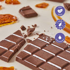 7th Heaven, Vegan Caramel and Sea Salt Oat Milk Chocolate Bars (3.5oz Full Size Candy Bars - 4 Packs) - Perfect for Easter Candy, Plant Based Dairy Free Chocolate with Peanut Butter Filling, Fair Trade Cocoa & Coconut Oil, Kosher Parve