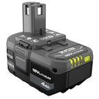 RYOBI ONE+ 18V Lithium-Ion 4.0 Ah Battery - Up to 3X Runtime vs 1.5Ah, LED Fuel Gauge, 18V Compatible PBP005
