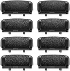 8 Pack Refill Rollers for Electric Foot Callus Remover, Replacement Rollers Heads Foot Care Pedicure Tools, 3 Pack Extra Coarse, 3 Regular Coarse, 2 Gentle Coarse Refill Rollers for Electric Foot File