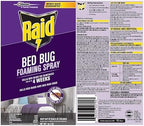 Raid Bed Bug Foaming Spray, Kills Bed Bugs and Their Eggs, for Indoor Use, Non-Staining, Keeps Killing for Weeks, 16.5 oz (Pack of 1)