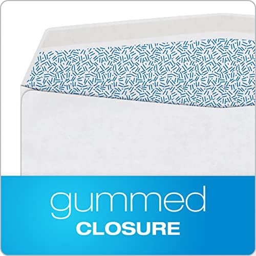 Adams W2 Envelopes, For Standard IRS W2 Forms, Gummed Double Window Security Envelopes, 5-5/8"x 9", 50 per Pack (TXA2219LR), White