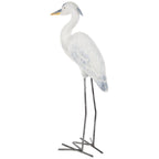 Hobby Lobby Decorative Standing Heron Statue, Resin & Metal, 15.75 inches
