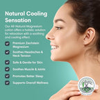 Herbal Magnesium Lotion - Magnesium Body Rub for Bedtime & Sleep - Food-Grade Ingredients - Magnesium Lotion for Kids Pregnancy, Toddlers & Mums - Moisturizes & Hydrates Legs, Feet & Body - 2oz