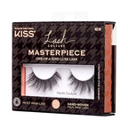 KISS Lash Couture Masterpiece Fake Eyelashes Style 02, ‘Haute Couture’, One-of-a-Kind Luxe Lash, Hand Woven Faux Mink Synthetic False Eyelashes, 1 Pair