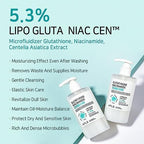 APLB Glutathione Niacinamide Body Wash | LIPO GLUTA NIAC CEN™ 5.3% 10.14 FL.OZ/Korean Skincare, Gentle Ingredients for The Safety of Your Skin, Long Lasting deep Moisture for Soft Skin