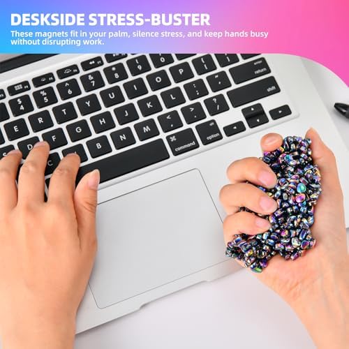1000pcs Fidget Toys for Adults & Teens,Weak Magnetic Putty Colorful，Stress Relief Sensory Toys for Autism ADHD Anxiety,Desk Fidgets Toys for Office/Adults Gifts