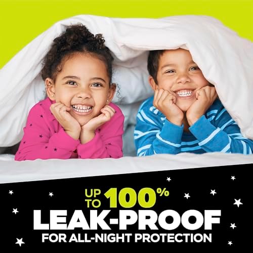 Ninjamas Boys Bedwetting Nighttime Underwear, Size L (64-95+ lbs), 34 Count, Overnight Protection, Ultra Absorbent, Hypoallergenic
