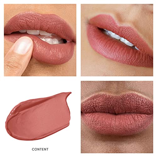 jane iredale Beyond Matte Lip Fixation Lip Stain | Long-Lasting Liquid Lipstick with Matte Finish | Conditions and Protects | Vegan & Cruelty-Free