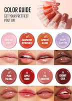 Kaja Lip Plumping - Juicy Glass 08 Cherry Cola | Hydrating, Feel Plumped and Lightweight with Vitamin Tree Fruit Oil, Vegan, Cruelty-Free, Clear Tint Stain Shine Gloss Plumper, Long Lasting