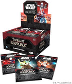Asmodee Star Wars: Unlimited TCG Twilight of The Republic Booster Display (Set of 24 Booster Packs) - Trading Card Game for Kids & Adults, Ages 12+, 2+ Players, 20 Min Playtime