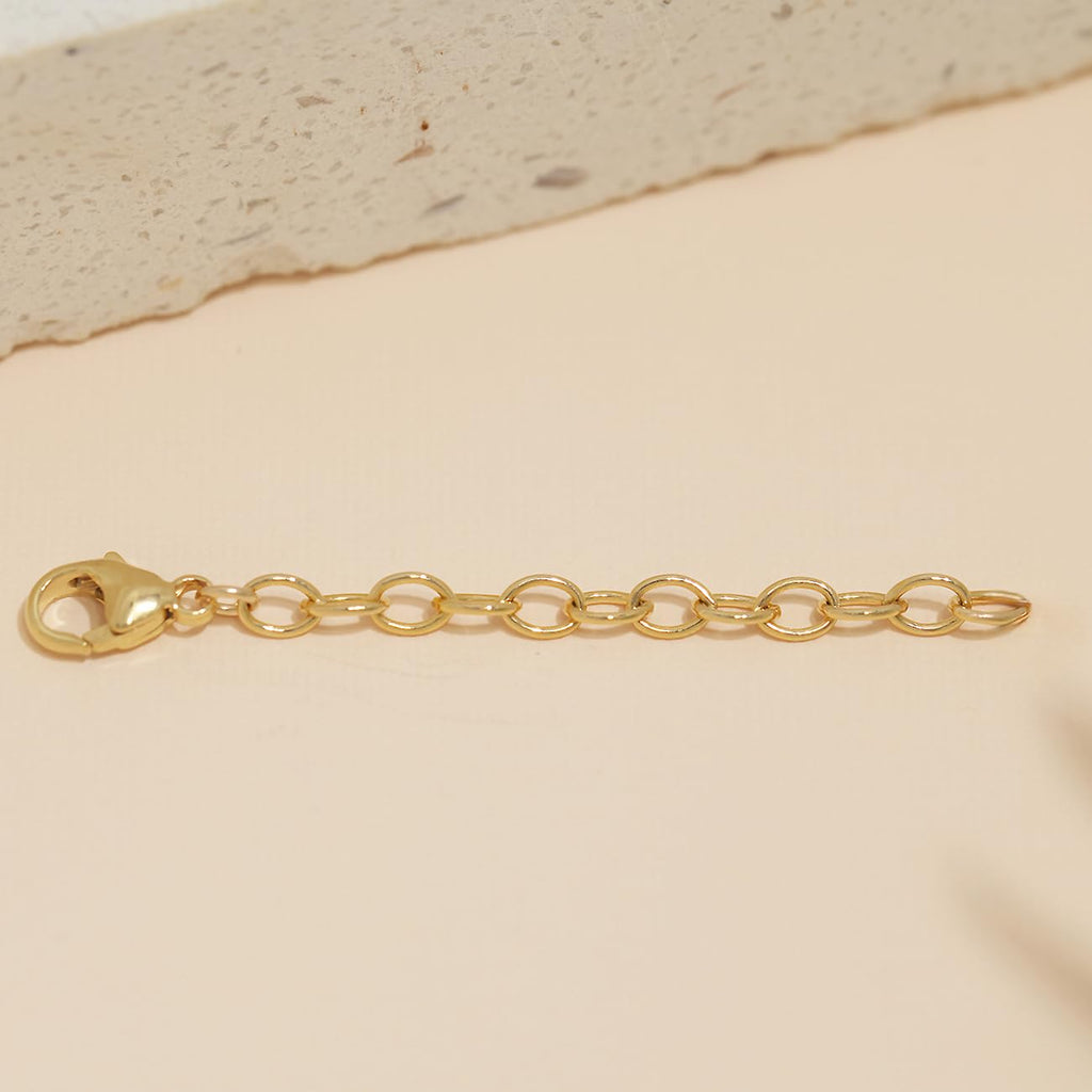 BENIQUE Necklace Bracelet Extender - 14K Gold Filled or Solid 925 Sterling Silver Extension, Medium Size Jewelry Chain, Durable Strong Removable 2" 4" or 6" Made in USA