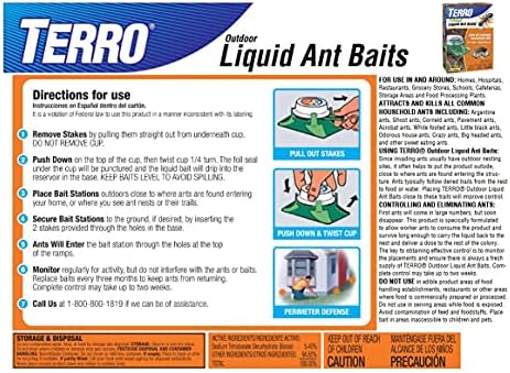 TERRO T1806SR 2-Pack Outdoor Liquid Ant Baits-12 Traps