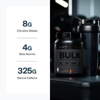 Transparent Labs Bulk Black Pre Workout - Clinically Dosed, Naturally Sweetened Preworkout for Men and Women with Beta Alanine Powder, Citrulline Malate, & Caffeine- 30 Servings, Blue Raspberry