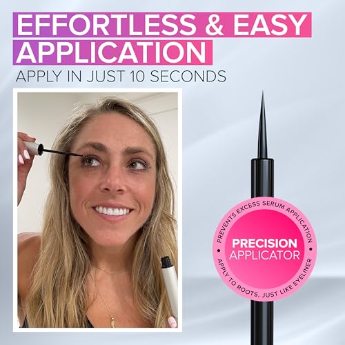 NYK1 CONCENTRATED Lash Serum For Eyelash Growth (3ml) LashForce Eyelash Serum To Grow Lashes Longer And Thicker Eyelash Growth Serum - Lash Growth Serum For Enhanced Eye Lash Serum Growth