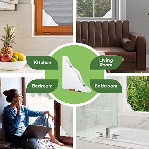 BugMD Fly Traps for Windows - Fly Traps for Indoors Sticky, Indoor Fly Traps, Fly Paper Corners, Indoor Fly Catcher, House Fly Killer Indoor, Indoor Fly Control, Window Fly Tape, Corner Fly Strips
