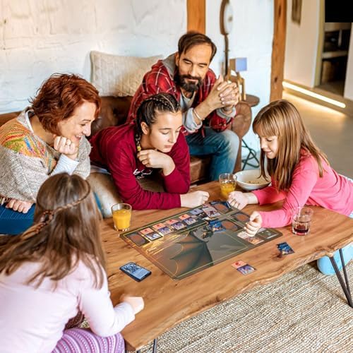 MTG Playmat TCG Playmat -Includes Storage Tube and 7 Dice-Experience Top-Tier Quality and Edge-Locking Waterproof and Non-Slip Mat! (playmat with Zones, 2-Dragon)