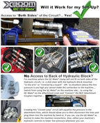 QC-Mate by XBoom Coupler (1/2" & 3/4" Duo-Jaw Set, 12” QC-Mate Clamp)