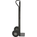 Ironton Steel Pneumatic Hand Truck Dolly, 600-Lb Capacity, Heavy-Duty Steel Frame, 10-in Pneumatic Tires, P-Style Handle, 14" x 8.5" Toe Plate
