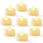 Homemory 100-Pack Flameless LED Tea Lights Candles Battery Operated, 200+Hour Fake Electric Candles TeaLights for Votive, Halloween, Ofrenda, Diya, Wedding Centerpiece Table Decor, Funeral, Christmas