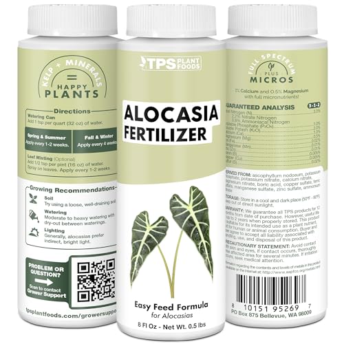 Alocasia Fertilizer, Complete Liquid Alocasia Plant Food, 8 oz (250mL)
