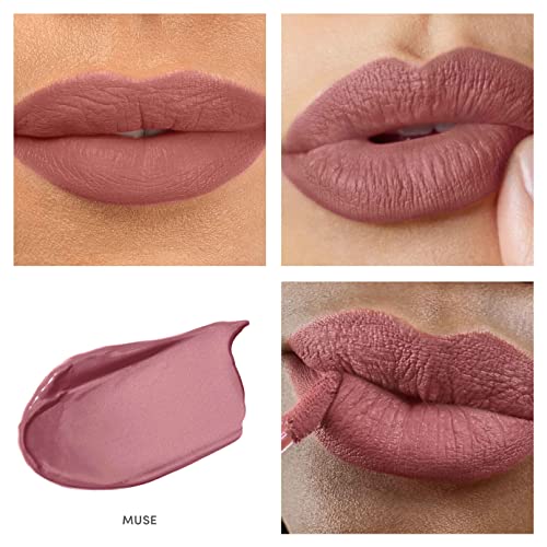 jane iredale Beyond Matte Lip Fixation Lip Stain | Long-Lasting Liquid Lipstick with Matte Finish | Conditions and Protects | Vegan & Cruelty-Free