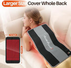 Comfytemp 24’’ x 12’’ Large Red Light Therapy Pad for Body, FSA HSA Eligible Near Infrared Light Therapy Wrap with Timer, 32W Light Therapy Pad for Back Belly Shoulder Joint Muscle Pain Relief