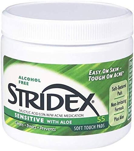 Stri-Dex Medicated Pads, Sensitive,2 Count