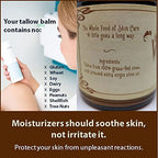Beef Tallow Balm for Skin Care â€“ Unscented, All Purpose Balm for Sensitive Skin Heals and Hydrates with Olive Oil + Tallow from Grass-Fed Cows â€“ Beef Tallow for Skin by Vintage Tradition, 2 fl. oz.
