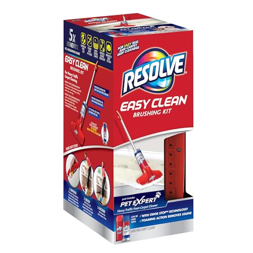 Resolve Pet Expert Easy Clean Carpet Cleaner Gadget Foam Spray Refill, 2 Piece Set, Carpet Cleaner, Pet Stain And Odor Remover, Carpet Cleaner Solution