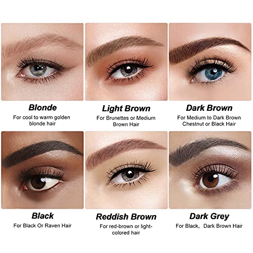 Eyebrow Pen - iMethod Upgrade Eyebrow TattooPen, Eyebrow Makeup, Long Lasting, Waterproof and Smudge-proof, Dark Grey