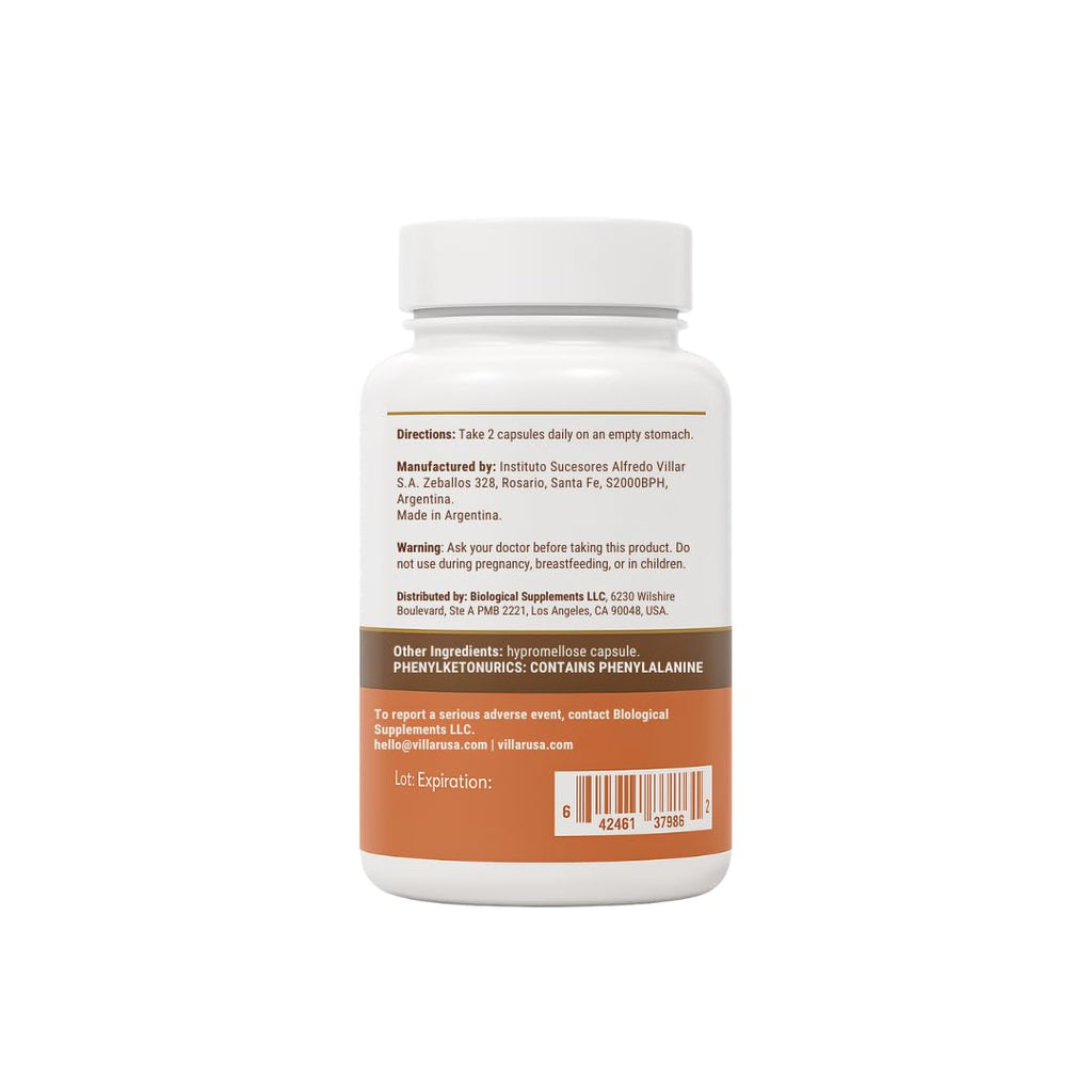 Nootropic Brain Supplement – Grass-Fed Bovine Brain Peptides for Focus, Memory & Mental Clarity – Ancestral Cognitive Support – Argentine Pasture-Raised, Non-GMO – 60 Capsules