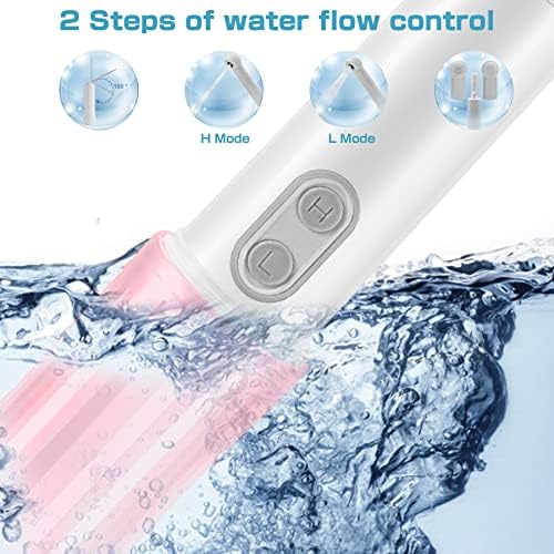 Portable Bidet - Mini Foldable Handheld Personal Travel Bidet with 2 Pressure Options Electric Sprayer Toilet for Personal Hygiene Cleaning/Soothing Postpartum Care/Perineal & Hemmoroid Treatment