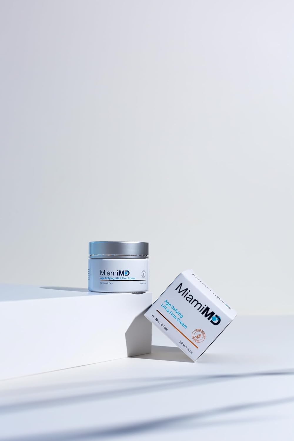 MiamiMD Age-Defying Lift & Firm Cream - Anti Aging and Skin Firming For All Types - Paraben Free - Fragrance Free Cruelty Free BHA Free 50 ml (1.7oz) - 3 PACK