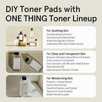 Big Pad Line up (ONE THING Multi Big Pads 70 PCS | DIY Dry Toner Pads, Large Size Exfoliating Soft Lightweight Cotton Face Rounds | Daily Travel Size Refill No Lint Double Sided | Korean Skin Care)