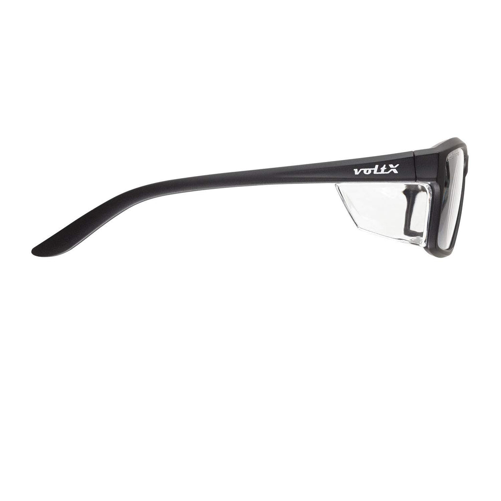 voltX 'VISION' Safety Readers, Full Lens Magnified Reading Safety Glasses (+2.5 Dioptre, Clear lens) ANSI Z87.1+ & CE EN166F - Anti fog coated UV400 lens