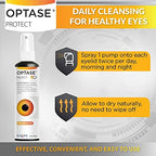 Optase Protect Eyelid Cleansing Spray - Hypochlorous Acid Spray for Daily Protection - pH Neutral, Suitable for All Ages - Hypochlorous Acid Eyelid Cleanser - 100 ml