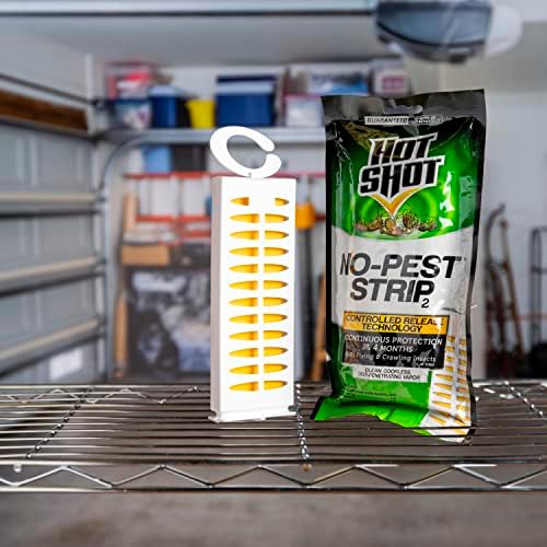 Hot Shot No-Pest Strip 2, Controlled Release Technology Kills Flying and Crawling Insects 2.29 Ounce (Value Pack of 12)