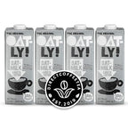 Direct Coffee Tea Est 2019 Oat Milk Value Bundle – Barista Edition, 4-Pack Non-Dairy Creamer for Coffee, Vegan, Dairy-Free & Gluten-Free, Includes Brand Sticker