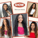 Goddess Box Braids Crochet Hair for Black Women 18 Inch 8 Packs Boho Crochet Braids with Curly Ends Pre Looped Bohemian Knotless Short Crochet Boho Braids Mermaid Box Braids Crochet Hair(18 Inch 2#)