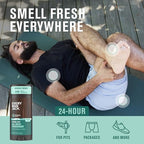Every Man Jack All Over Deodorant - 24 Hour Whole Body Odor Protection - Aluminum Free - Coastal Surf Scent 2.6 oz (1 Pack)