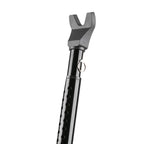 Amazon Basics Door Security Bar, 25-45 inch Adjustable, Security Door Stopper, for Home, Apartment, Hotel, Travel, Black, 1-Pack