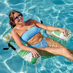 SLOOSH Inflatable Pool Floats Adult,2 Packs Floating Lounge Chairs,Blow up Pool Noodles for Adult Heavy Duty,Floating Chair for Party Summer Water Beach Lake Fun