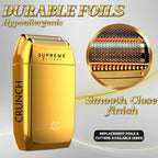 Supreme Trimmer 2-in-1 Hair Trimmer & Men's Foil Shaver | Electric Razor Barber Haircut Kit Mens Beard Trimmer ST5200 & STF602 | Gold Bundle