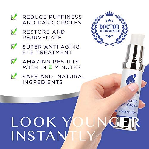 Anti-Aging Rapid Reduction Eye Cream, Visibly and Instantly Reduces Wrinkles, Under-Eye Bags, Dark Circles in 120 Seconds, Hydrates & Lifts Skin (Rapid Anti-Aging Cream [0.34oz])