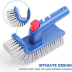 Sepetrel Pool Brush Head for Cleaning Pool Walls,Steps & Corners,Rotatable Hand Scrub Brushes,for Inground/Above Ground Swimming Pool,Spa, Bathroom, Hot Tub, Kitchen